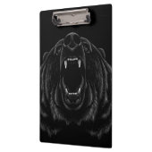 Roaring Black Bear Clipboard Klemmbrett (Links)