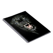 Roaring Black Panther Notizblock (Rechte Seite)