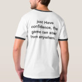 Roaring Confidence: Das Löwengedruckte Hemd T-Shirt (Rückseite)