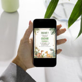 Roaring Dinosaur Geburtstagsparty Einladung