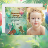 ROARING Dinosaur Geburtstagsparty! Einladung