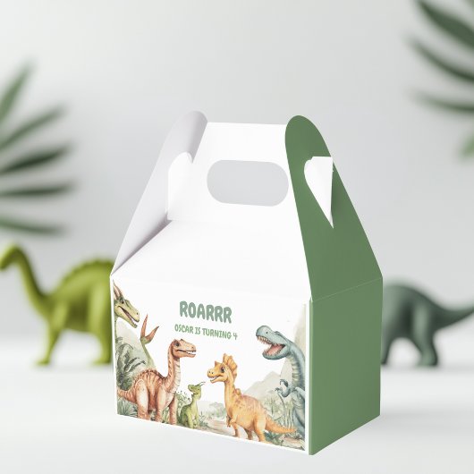 Roaring Dinosaur Geburtstagsparty Geschenkschachtel