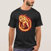 Roaring Fire Lion T-Shirt (Vorderseite)