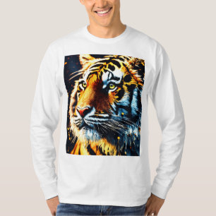 "Roaring Flame - Majestic Lion T - Shirt" T-Shirt