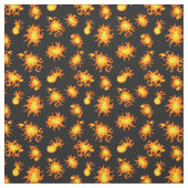 Roaring Flames Pattern Stoff (Muster)
