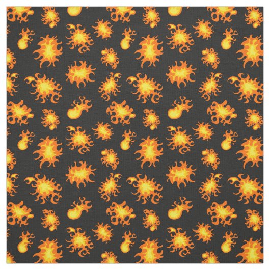 Roaring Flames Pattern Stoff (Muster)