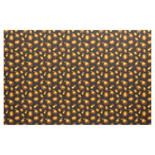 Roaring Flames Pattern Stoff (Fat Quarter (45,7 x 55,9 cm))