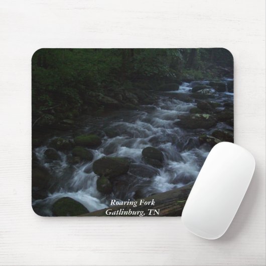 Roaring Fork - Gatlinburg, TN Mousepad (Mit Mouse)