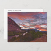 Roaring Fork River Sunrise, Colorado Postkarte (Vorne/Hinten)