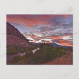 Roaring Fork River Sunrise, Colorado Postkarte