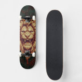Roaring Fury: Lion Majesty Skateboard (Vorderseite)