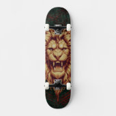 Roaring Fury: Lion Majesty Skateboard (Vorderseite)