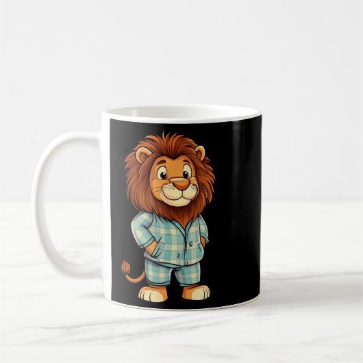 Roaring Giggles_ Lion In Pajama Costume For Sleepy Kaffeetasse (Links)
