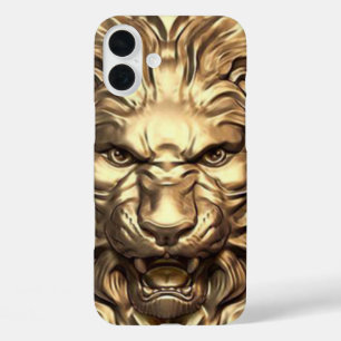 Roaring Gold Lion Head Phone Case