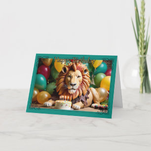 Roaring Good Celebration Boy's Birthday Card Karte