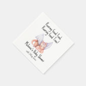 Roaring Good Food Dragon Baby Dusche Serviette (Ecke)