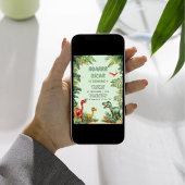 Roaring Good Time Dino Party laden Einladung