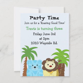Roaring Good Time Party Einladung