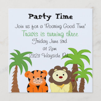 Roaring Good Time Party Einladung