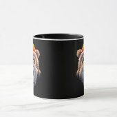 Roaring Grizzly Bär Face Tasse (Zentrum)