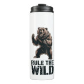 Roaring Grizzly Power Thermosbecher (Vorderseite)