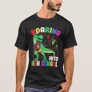Roaring High School Dinosaurier T Rex Funny Back T T-Shirt