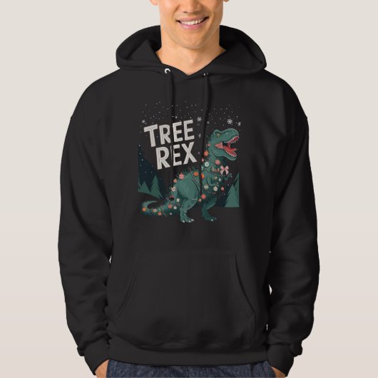 Roaring Holiday Fun für die Weihnachtszeit Hoodie (Vorderseite)