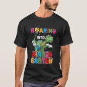 Roaring in den Kindergarten Dinosaurier Lehrer zur T-Shirt (Vorderseite)