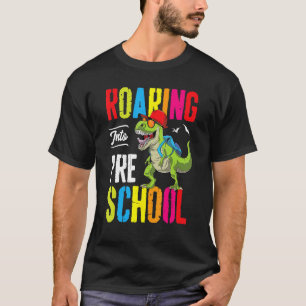 Roaring in der Vorschule Dinosaurier Lehrer Pre K T-Shirt
