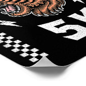 Roaring Into 5k Tiger Back To School Kid Im Ready  Poster (Ecke)