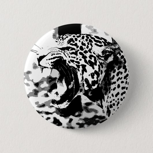 Roaring Jaguar Button (Vorderseite)