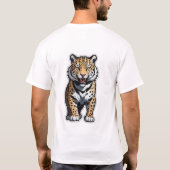 Roaring Jaguar - Entfesseln Sie den ursprünglichen T-Shirt (Rückseite)