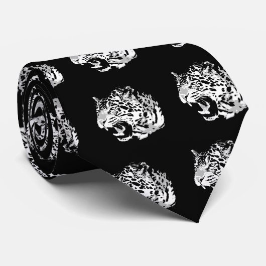Roaring Jaguar Krawatte (Gerollt)
