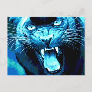 Roaring Jaguar Postkarte