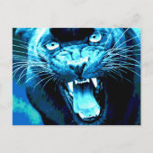 Roaring Jaguar Postkarte (Vorderseite)