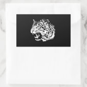 Roaring Jaguar Rectangle Stickers (Tasche)