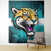 Roaring Jaguars: Entfesseln Sie die Bestie im Inne Wandteppich (Beispiel)