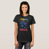 Roaring Kindergarten Dinosaur T Rex Back to School T-Shirt (Vorne ganz)