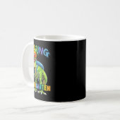 Roaring Kindergarten Dinosaurier T Rex CK to Schoo Kaffeetasse (Vorderseite Links)