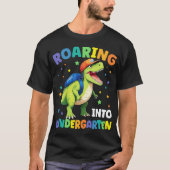 Roaring Kindergarten Dinosaurier zurück in die Sch T-Shirt (Vorderseite)