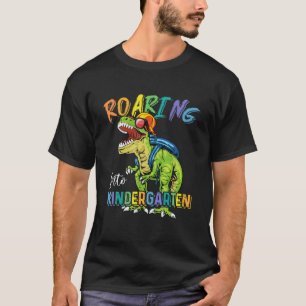 Roaring Kindergarten Dinosaurier zurück in die Sch T-Shirt
