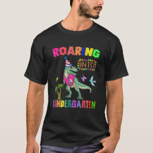 Roaring Kindergarten Dinosaurier zurück in die Sch T-Shirt