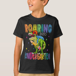 Roaring Kindergarten Dinosaurier zurück in die Sch T-Shirt