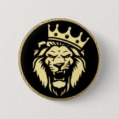 Roaring King Lion Button (Vorderseite)