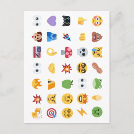 Roaring Kitty 35 Emoji Timeline GME MOASS DFV Meme Postkarte