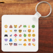 Roaring Kitty 35 Emoji Timeline GME MOASS DFV meme Schlüsselanhänger (Rückseite)