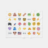 Roaring Kitty 35 Emoji-Zeitstrahl GME MOASS DFV Me Fleecedecke (Vorderseite (Horizontal))