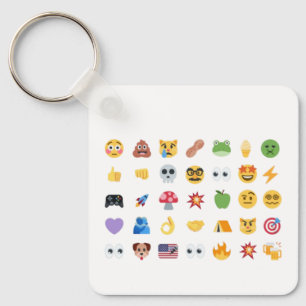 Roaring Kitty 35 Emoji-Zeitstrahl GME MOASS DFV Me Schlüsselanhänger