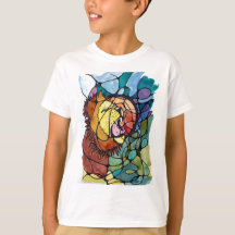 Roaring Lion auf Boys T - Shirt