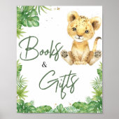 Roaring Lion Baby Duschbücher und Geschenke Poster (Vorne)